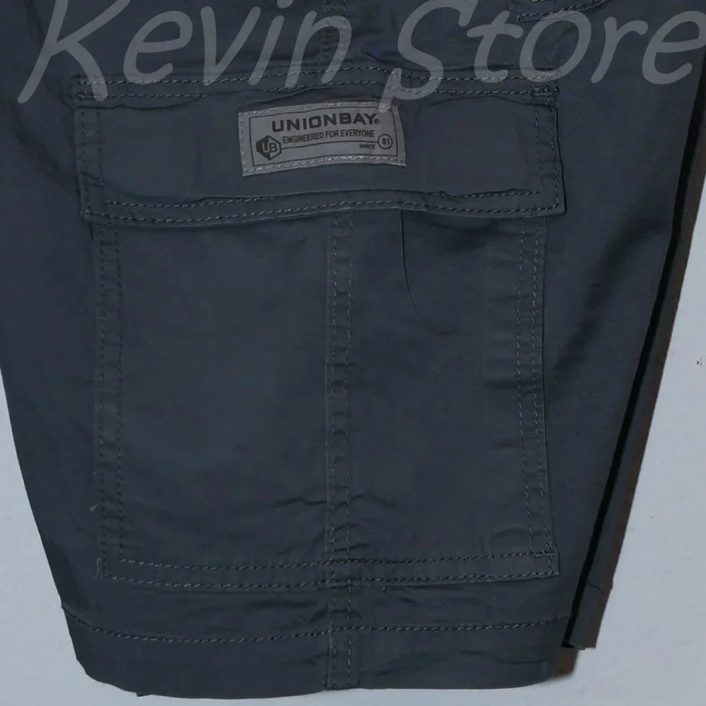 3 pairs‎ Blue, Tan , Gray Union Bay Men's Cargo Shorts.Price is for 3.
